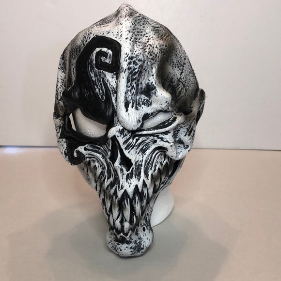 California Costume Collectors Halloween Mask Skeleton Skull Reaper Rubber Latex - Picture 1 of 5